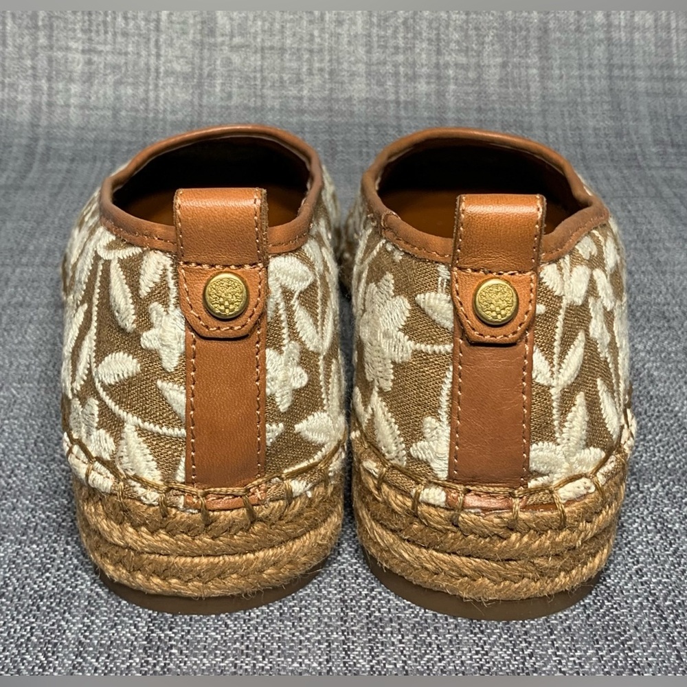 Vince Camuto Miheli Slip-On Espadrille Flats Tostada Cream / Whiskey - Picture 5 of 6